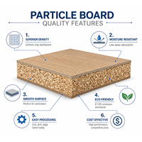 Panneau de particules VanhorWood 18 mm résistant à l'eau, qualité supérieure, pour la construction, la cuisine, protection de l'environnement, garantie 5 ans