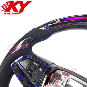 อุปกรณ์ตกแต่งรถยนต์สำหรับ Chevrolet Cruze 2011-2015 พวงมาลัยคาร์บอนไฟเบอร์ LED RPM สำหรับ Malibu Camaro Corvette C8 Silverado - Product Image 2