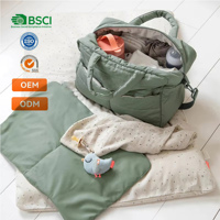 Sac à langer matelassé en peluche recyclé, tendance, pour voyage, crèche, poussette, organisateur pour maman et bébé - Vente chaude directe usine