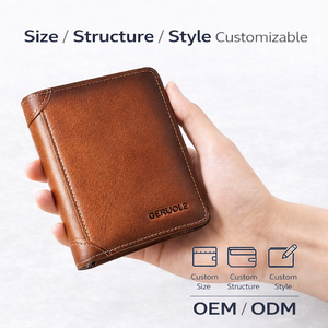 Portafoglio di Lusso in Pelle a Grana Piena con RFID, Porta Carte Personalizzato con Logo del Marchio, Portafoglio Sottile Multifunzione per Uomo - Product Image 5