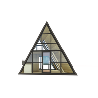Resort Structure une maison à ossature Forme triangulaire Structure en acier Maison