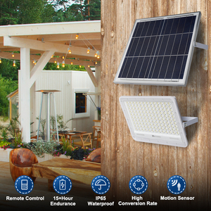 Lampe solaire à détecteur de mouvement Woli Lighting Abs Ip65 étanche pour extérieur 60 100 200 300 Watt Led projecteur solaire - Product Image 2