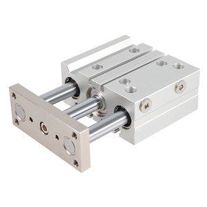 Cylindre à trois axes guidé Airtac TCL12 10x20x25x50x75x100S, pièces pneumatiques magnétiques en aluminium - Product Image 1