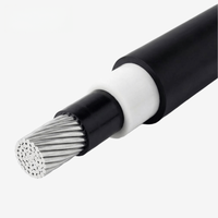 Câble ABC en aluminium isolé en PVC, câble électrique aérien pour ligne de transmission aérienne