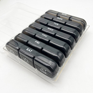Organisateur hebdomadaire extra large 2024, 3 compartiments, boîtes à pilules portables Winlike, boîte de rangement pour médicaments 7 jours - Product Image 1
