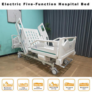 Cama <span class=keywords><strong>de</strong></span> Hospital Manual y Eléctrica <span class=keywords><strong>de</strong></span> 3 o 5 Funciones en Oferta para Cuidado Médico y <span class=keywords><strong>de</strong></span> Enfermería - Product Image 2