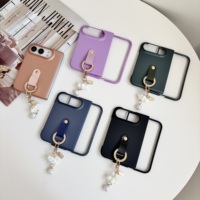 Coque de téléphone de luxe avec anneau pour Apple iPhone Duo, protection antichoc, coque arrière avec pendentif nuage pour iPhone Duo