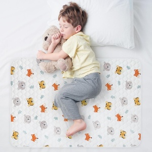 Almohadilla de cama impermeable de alta calidad, almohadillas reutilizables lavables, 5 capas, <span class=keywords><strong>Protector</strong></span> de colchón para incontinencia para niños adultos - Product Image 1