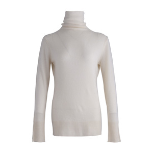 Pullover a collo alto autunno inverno <span class=keywords><strong>maglia</strong></span> semplice maglione <span class=keywords><strong>Basic</strong></span> Casual a manica lunga da <span class=keywords><strong>donna</strong></span> tinta unita - Product Image 1
