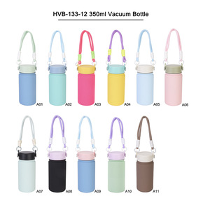 Botella de Vacío de Acero Inoxidable SUS316L de Lujo de 350ml 2026, Venta al por Mayor, Mini Termo Pastel con Logotipo Personalizado y Asa de Paracord, Libre de BPA - Product Image 5
