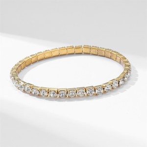 AliExpress Bracelet d'été élégant pour femmes Exquisite Shiny Full Diamond and Rhinestone Strap Fashion Charm Explosions - Product Image 4