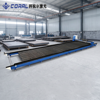 CORAL CRL-12025AD 20000W Machine de découpe laser à fibre numérique CNC robuste sur rail au sol avec IA, pour grandes plaques métalliques