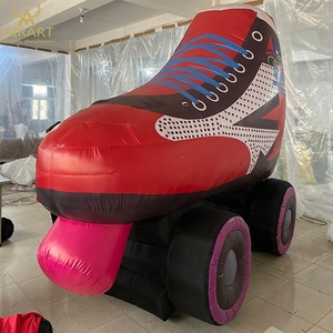 Accesorios Decorativos para Actividades, Patines Inflables Rojos en Forma de Globo - Product Image 3