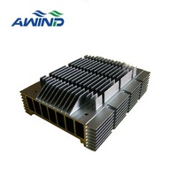 Couvercle de dissipateur thermique d'amplificateur de boîtier anodisé par extrusion en aluminium de haute qualité boîtier de dissipateur thermique extrudé fabricant 100x60x15mm