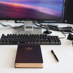 A5 siêu dày Nhật Ký máy tính xách tay vàng cạnh da Tạp Chí ràng buộc dày Memo Pad retro máy tính xách tay - Product Image 3