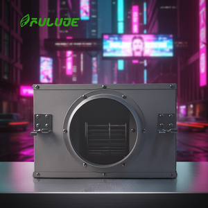 Ventilador de conducto silencioso Fulufe, bajo precio, extractor silencioso, aspas de acero eléctricas, compatible con OEM/ODM para ventilación de conductos en restaurantes - Product Image 3