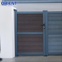 Gerbang Ayun Aluminium Desain Privasi Pintu Gerbang Aluminium Sistem Tahan Air Profil Aluminium Kit Gerbang Aluminium untuk Dijual