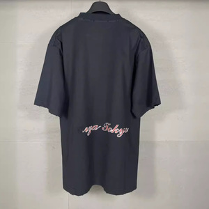 T-shirt vintage ample à manches courtes, imprimé dessin animé, effet délavé, anti-humidité, édition limitée Tokyo, nouvelle collection été 2026, marque B haut de gamme <span class=keywords><strong>Paris</strong></span> - Product Image 2