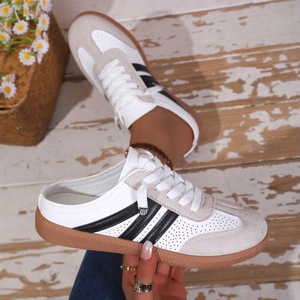 Chaussures <span class=keywords><strong>de</strong></span> marche rétro pour femmes <span class=keywords><strong>de</strong></span> haute qualité, respirantes, avec coussinets souples, baskets décontractées - Product Image 3