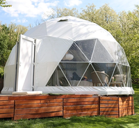 Dôme en PVC personnalisé, dôme géodésique panoramique pour les camps et les hôtels