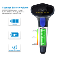 Netum Radll Alta Resolución WIFI inalámbrico 1D 2D escáner de código de barras sistema POS supermercado inventario USB COM 200 escaneos/segundo stock