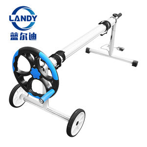 Enrouleur de <span class=keywords><strong>couverture</strong></span> solaire <span class=keywords><strong>pour</strong></span> <span class=keywords><strong>piscine</strong></span> Landy 12V 86D-E en alliage d'aluminium, enrouleur de <span class=keywords><strong>couverture</strong></span> solaire pratique et rechargeable <span class=keywords><strong>pour</strong></span> <span class=keywords><strong>piscine</strong></span> enterrée - Product Image 2