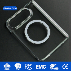 Étui transparent ultra-fin de qualité supérieure OEM avec protection anti-jaunissement, haute clarté, aimant N52 pour iPhone Fold 18 Ultra - Product Image 1