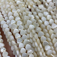 Perles en forme de disque en nacre naturelle, lustre brillant, perles semi-finies en vrac pour accessoires de colliers et bracelets faits à la main