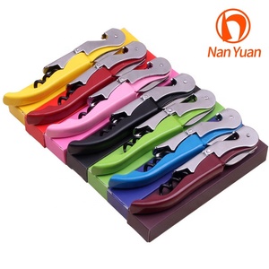 Nan Yuan Outils de <span class=keywords><strong>bar</strong></span> Sommelier Tire-bouchon en métal pour serveur de vin Clé de vin rouge robuste avec maison - Product Image 3