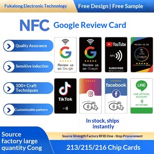 Tarjeta NFC para Reseñas de Google, Chip NTAG215, Etiqueta Electrónica de PVC de Alta Frecuencia, para Restaurantes, Control de Acceso y Pagos - Product Image 5