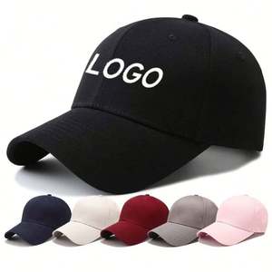 Gorras de Béisbol Unisex de Algodón al por Mayor con Hebilla Metálica, 6 Paneles, Bordado 3D, Logotipo Personalizado - Product Image 1