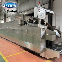 Machine à gaufrettes haute capacité, ligne de production de biscuits gaufrettes, machine à fabriquer des feuilles de gaufrettes