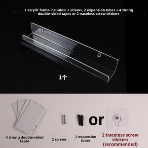 Estante de Pared para <span class=keywords><strong>Discos</strong></span> de Vinilo de Acrílico Transparente, Directo de Fábrica, para <span class=keywords><strong>Discos</strong></span> de 12 Pulgadas, Venta al Por Mayor - Product Image 3