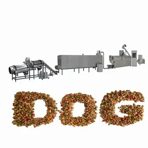 Mesin makanan anjing kering tipe ekstra tuder sekrup kembar daya Gas 500kg kurang
