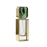 Flacon de soin de la peau en verre doré de luxe de 30 ml, distributeur de sérum/lotion à pression, gravure au laser plaquée or, personnalisable
