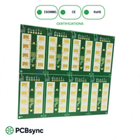 Module RF sur mesure Rogers RT duroid 5870 PCB 6L argenté par immersion 0,508 mm (20 mil) 77 GHz T R