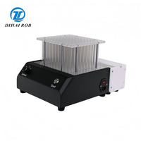 Machine de remplissage vibratoire complète pour moules, avec plateau d'insertion, cadre de compactage et accessoires complets