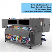 Impresora de Sublimación de Formato Grande de 1.9m de Alta Calidad, Impresora de Sublimación I3200 con 4 Cabezales