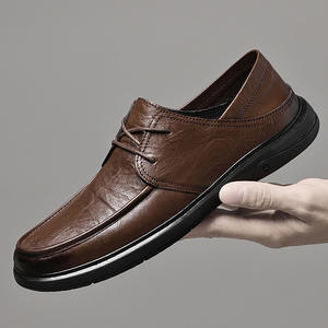 รองเท้าหนังผู้ชายแบบทางการ น้ำหนักเบา - คอลเลคชั่นใหม่ ฤดูใบไม้ผลิ/ฤดูร้อน นุ่มและระบายอากาศได้ดี ด้วยยางกันลื่นและรองรับแรงกระแทก - Product Image 3