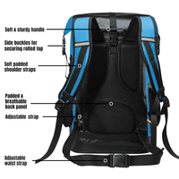 Sac étanche à rouler de 35 L, sac à dos flottant pour kayak, chasse, pêche, escalade, navigation de plaisance, camping, kayak