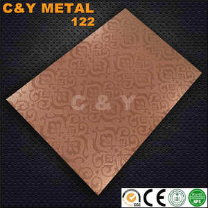 Superficie en relieve de acero inoxidable pies de placa de chapa para la decoración del hogar - Product Image 6