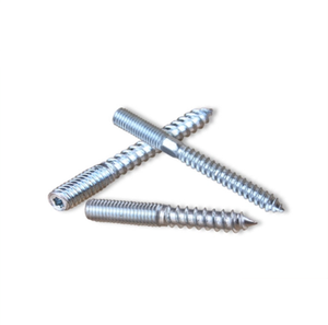 <strong>Wood</strong> to Metal Dowel Screw Double Thread End Furniture Screw Dowels Double End Hex Socket SS316 Hanger <strong>Bolt</strong> - Product Image 2