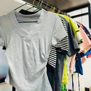 <span class=keywords><strong>เสื้อ</strong></span><span class=keywords><strong>ยืด</strong></span>เอวลอยสำหรับเด็กผู้หญิงผ้าคอตตอนแบบยืดได้ผ้าซี่โครงไร้รอยต่อสไตล์สปอร์ตสำหรับเด็กผู้หญิงเสื้อผ้าแนววินเทจมีรอยยับ - Product Image 6