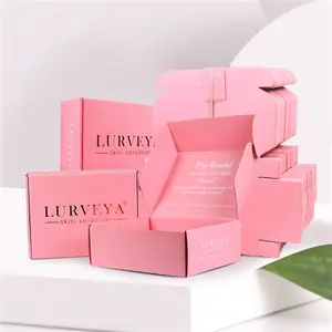 Großhandel Custom Logo Luxus Hautpflege Verpackung Box Schuhe Papier Mailer Box Versand box mit hoher Qualität