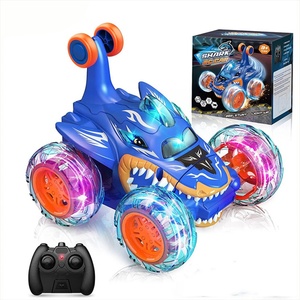 Auto de Acrobacias Todoterreno con Control Remoto RC de 2.4G, Luces en las Ruedas, Rotación de 360 Grados, Función de Volteo, 4 Canales, Alcance de 30M - Product Image 2
