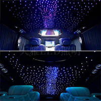 Meteor Car Rooftop Starry Sky Light Accesorios para automóviles LED Lámpara de techo interior Luces de fibra óptica