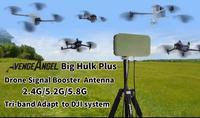 Amplificador de Señal para Drones AAB Tribanda con Bloqueo Giratorio, Capacidad de Carga de 5 kg, Construcción de Aleación de Aluminio, Compatible con 2.4/5.2/5.8GHz