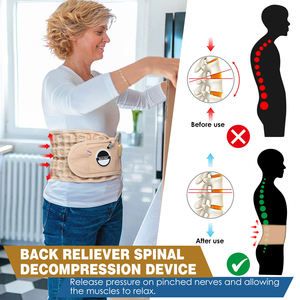 <strong>Decompression</strong> Belt <strong>Spinal</strong> Traction Device Back <strong>Brace</strong> Belt Inflatable Lumbar Support for Lower Back Pain Relief Women Men - Product Image 2