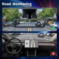 Caméra numérique de style caché S82 Pro HD Streaming Mirror pour Tesla Model Y Juniper 2025, mise à niveau de style automobile d'origine