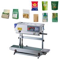 Máquina Selladora Automática de Correa Transportadora Resistente y Duradera con Impresora para Sellar Bolsas y Sobres